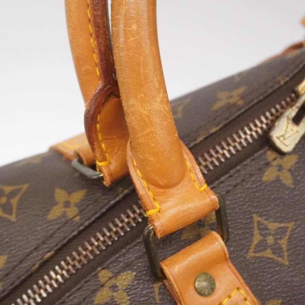 Louis Vuitton Monogram Keepall 60 Boston Bag M41422 Brown Men's/Women's - Picture 11 of 13